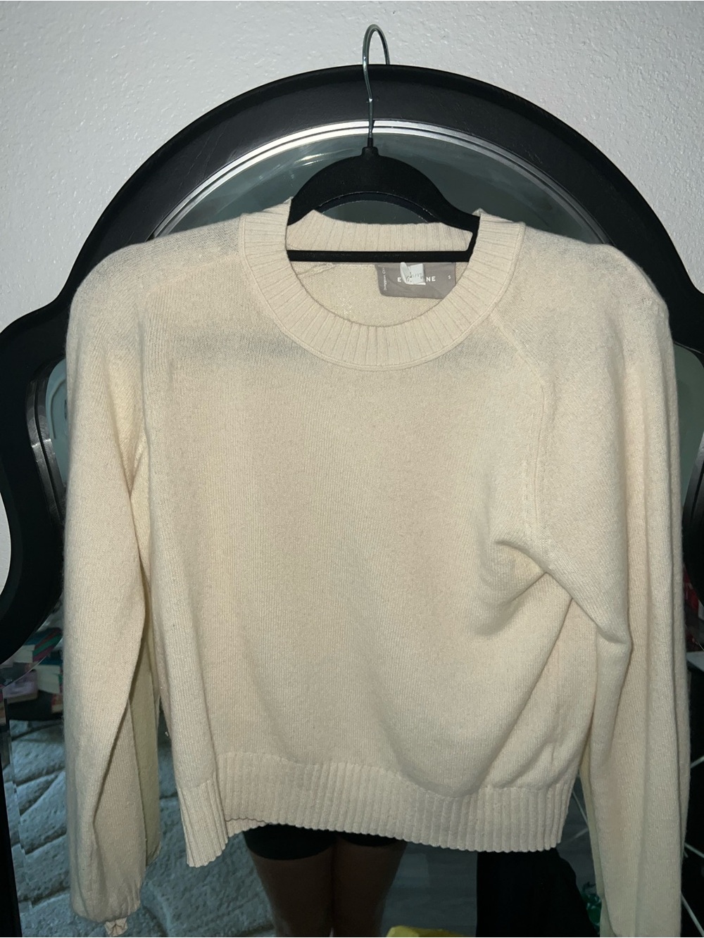 Everlane Recashmere Vintage Crew ivory